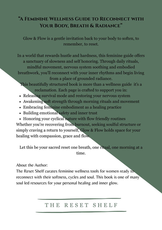 Glow & Flow | A Feminine Morning Ritual Guide | Instant Download - The Reset Shelf